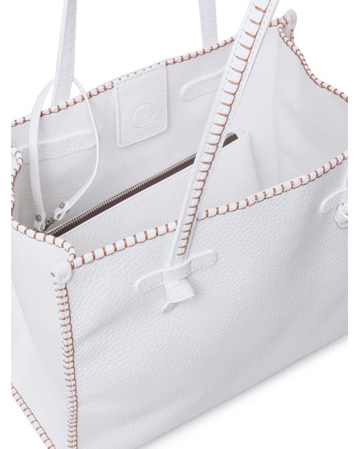 Gianni Chiarini White Marcella Shopping Bag