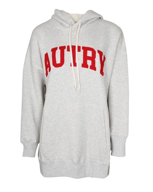 Autry Gray Cotton Sweatshirt