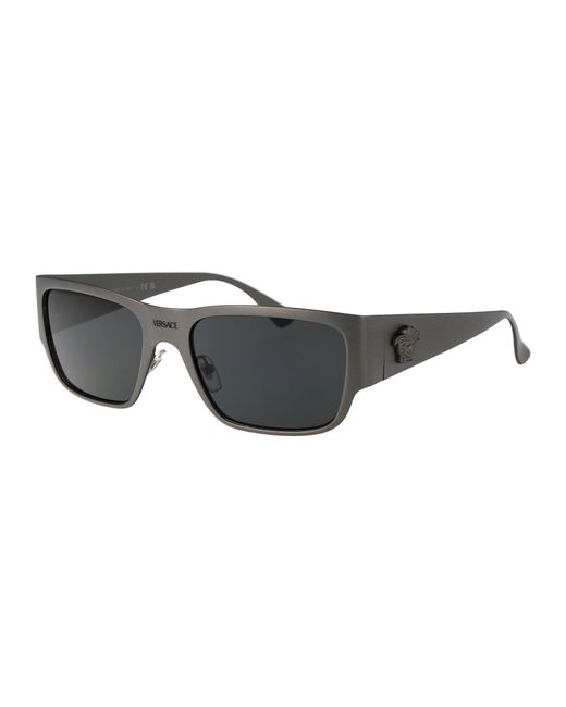 Versace Gray Sunglasses for men