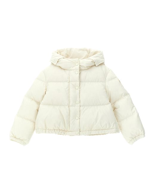Moncler White 'Laurie' Down Jacket