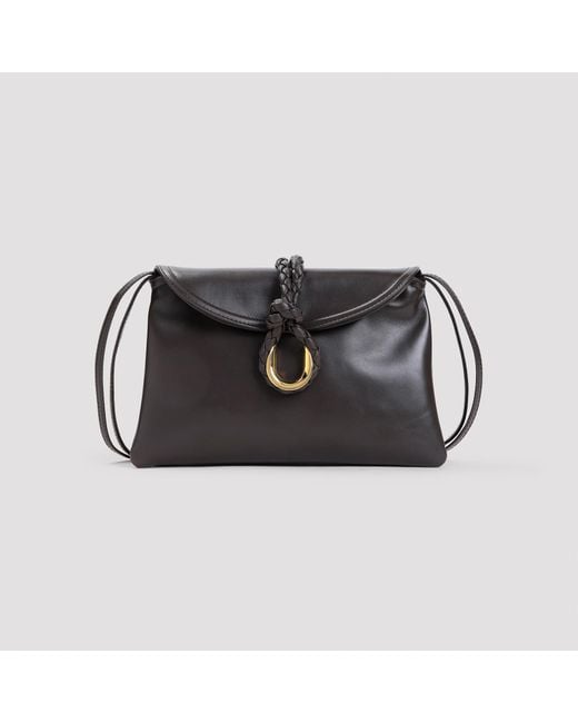 Bottega Veneta Black Small Liberta Bag Unica