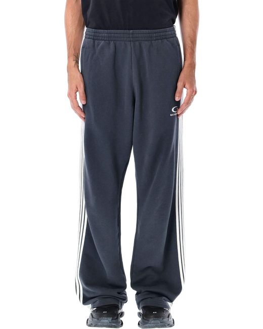 Balenciaga Blue Loop Sports Icon Baggy Sweatpants for men