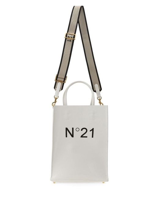 N°21 White Shopper Bag