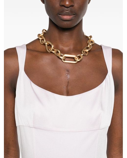 McQueen Brown Long Dress Viscose
