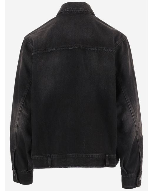 Haikure Black Shirt Cotton Denim