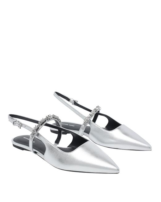 MICHAEL Michael Kors Metallic Michael Kors Flat Shoes Calf Leather/Rubber Sole