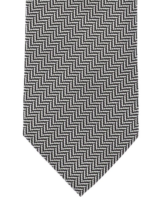 Tom Ford Gray Striped Tie for men