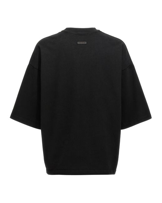 Fear Of God Black 'Airbrush 8 Ss Tee' T-Shirt for men