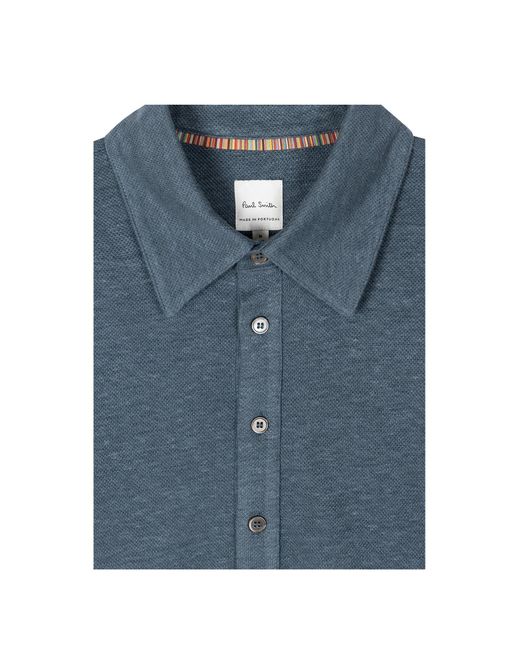 Paul Smith Blue Polo Shirt for men