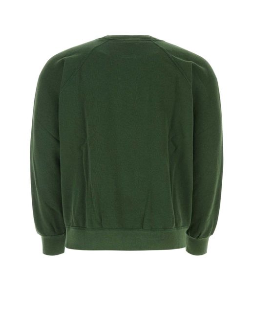 WILD DONKEY Buttale Green Cotton Blend Sweatshirt for men