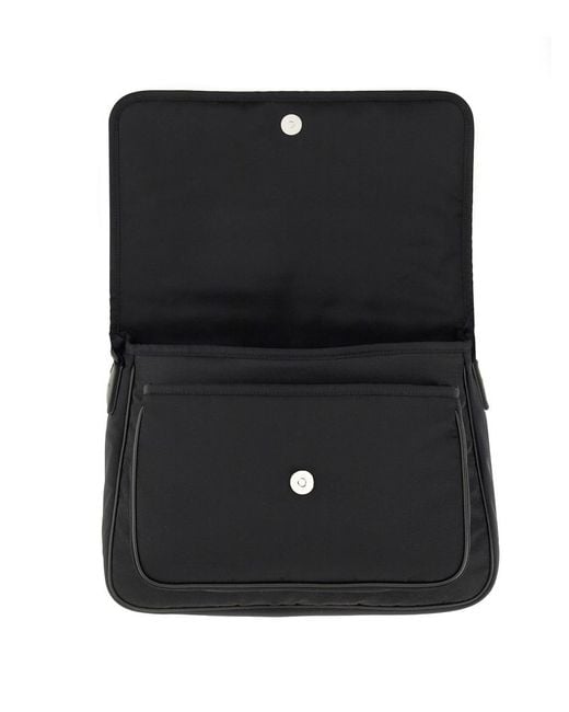 Saint Laurent Black Econyl Messenger Niki Bag Polyamide Shoulder for men