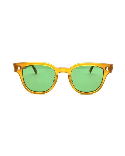 JULIUS TART Yellow Elegant Sunglasses 107S/T