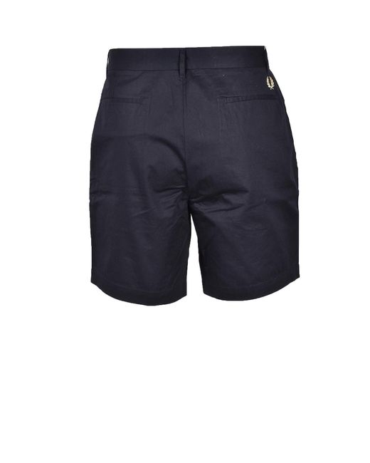 Fred Perry S Bermuda Shorts in Black for Men | Lyst