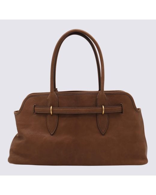 Miu Miu Brown Leather Aventure Shoulder Bag