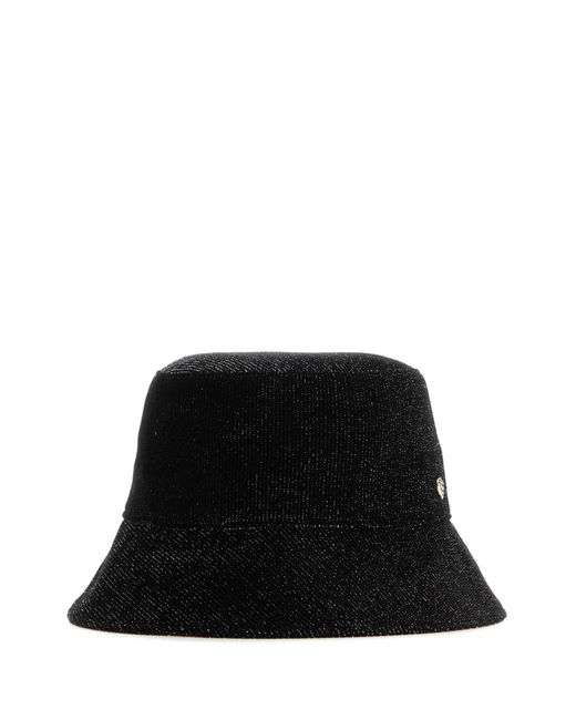 Helen Kaminski Black Velvet Florenze Bucket Hat