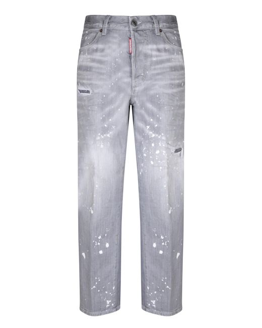 DSquared² Gray Spotted Cool Girl Jeans