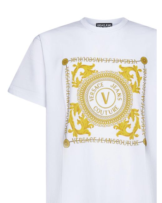 Versace White T-shirts And Polos for men