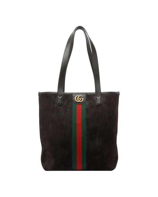 Gucci Black Medium Ophidia Shopping Bag for men