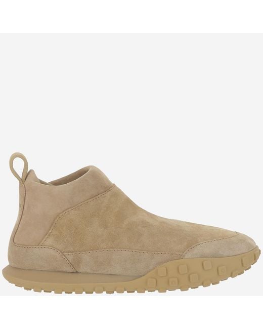 Jil Sander Natural Suede Leather Sneakers Trainers