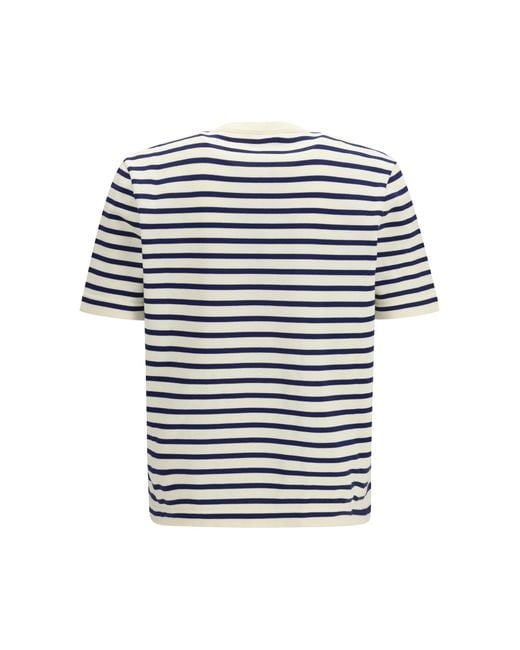 Prada Multicolor Short-Sleeve Cotton Sweater for men