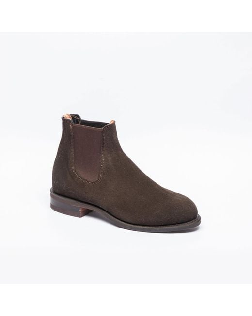 R.M.Williams Brown Chocolate Suede Boot for men