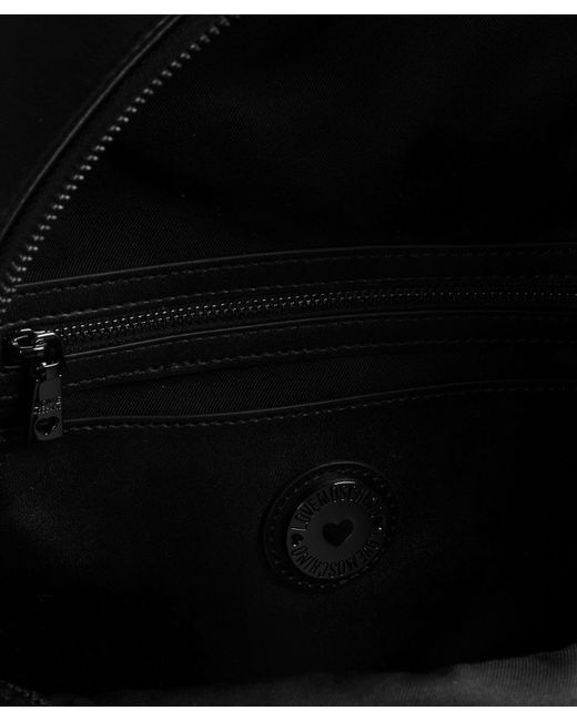 Moschino Black Backpack