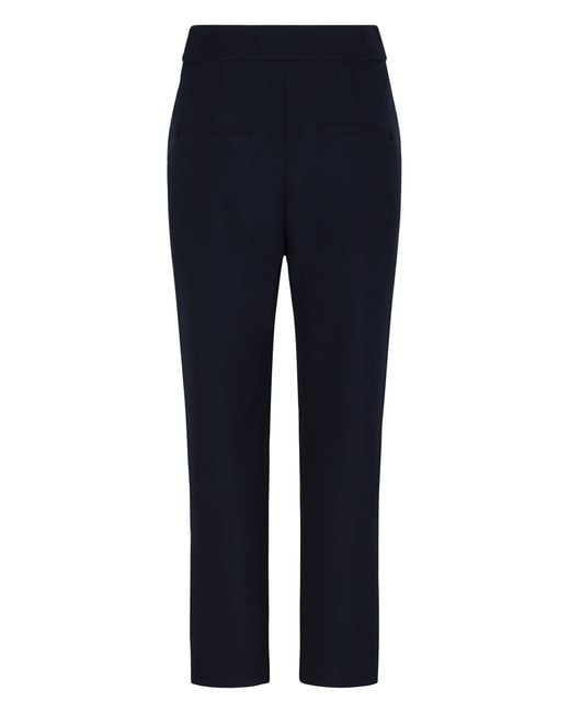 Veronica Beard Blue Trousers Renzo- Polyester Straight