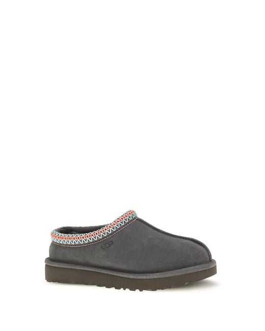 Ugg Gray Mules Tasman Ii Suede Upper: Mutton Sandal