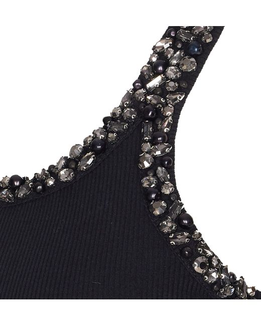 Pinko Blue Coriandoli Tank Top