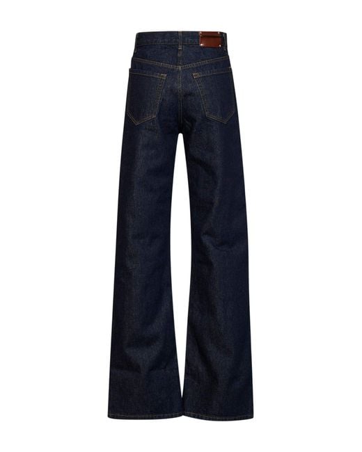 Dries Van Noten Blue Cotton Denim Peyton Jeans