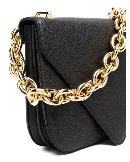 Bottega Veneta Black Mount Chain Shoulder Bag
