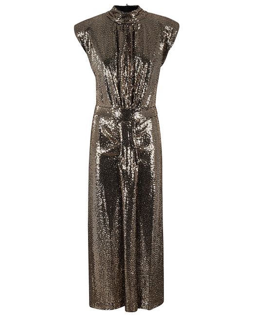 Essentiel Antwerp Gray Gonnak Fitted Jersey Dress