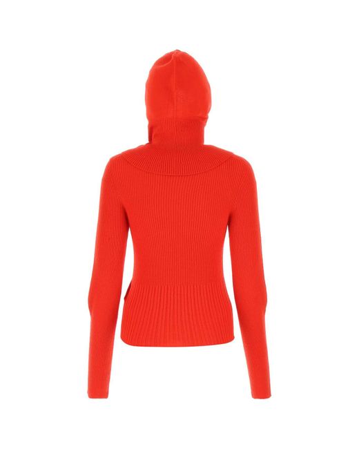Low Classic Red Wool Sweater