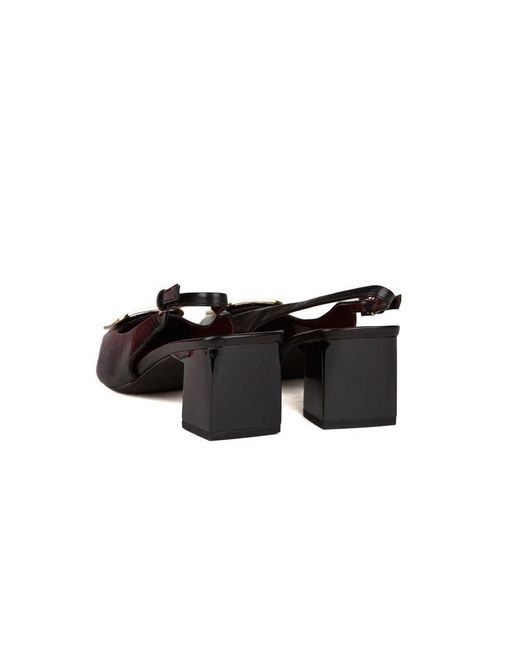 Tory Burch Black Slingback Pumps Footwear High-Heels