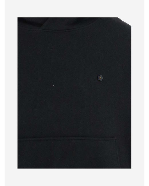 A PAPER KID Black Cotton Sweatshirt With Logo