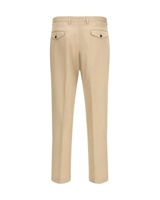 Germano Natural Berlin Fit Cotton Pants for men