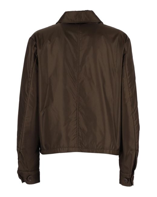Aspesi Brown Jacket Polyamide