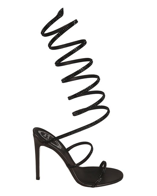 rene caovilla cleo black