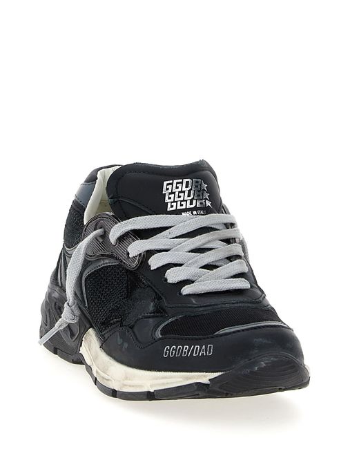 Golden Goose Deluxe Brand Black 'Running Dad' Sneakers