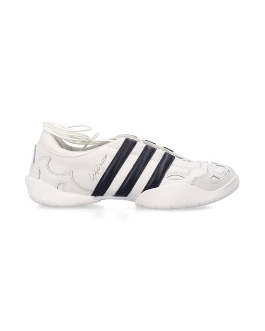 Y-3 White Regu Mary Jane Leather Shoes