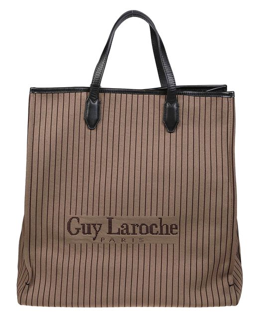 Guy Laroche Crocodile Print Leather Bag