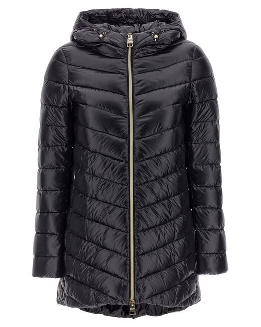 Herno Black A-shape Casual Jackets, Parka