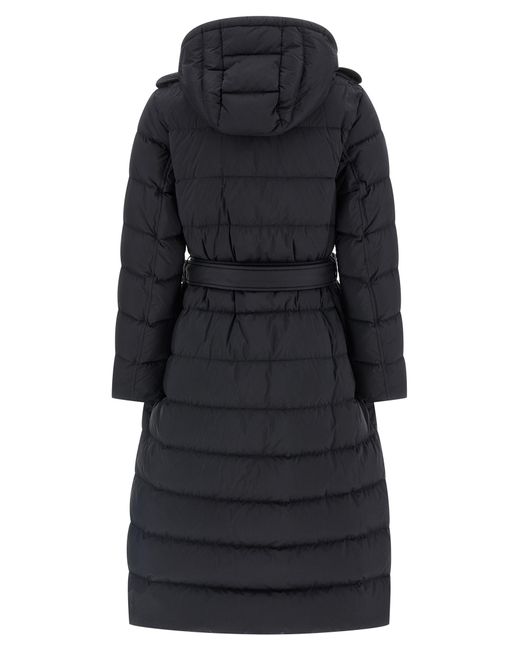 Burberry Black Padded Trench Coat Polyamide Down Jacket, Parka, Casual Jackets