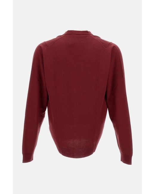 John Smedley Red Sweaters for men