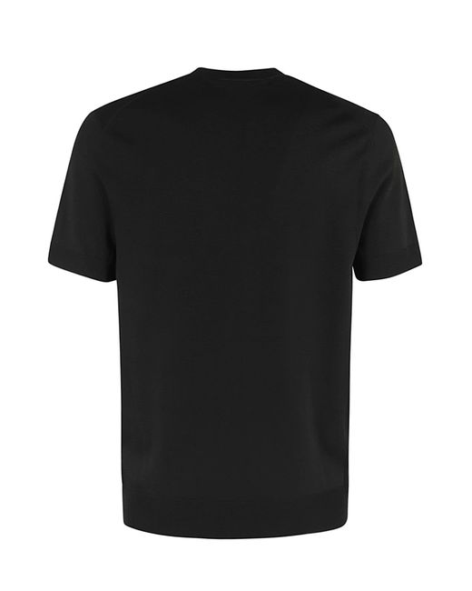 Neil Barrett Black Tecno Knit T Shirt for men