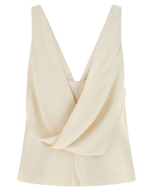 Brunello Cucinelli Natural Viscose Shirt