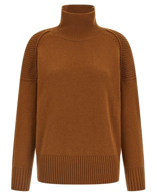 Alberto Biani Brown Cashmere Sweater