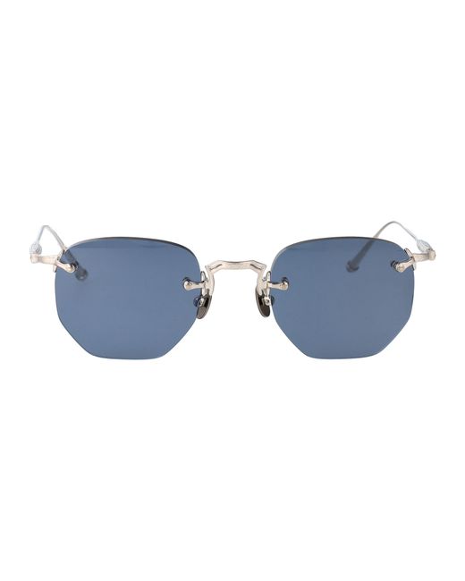 Matsuda Blue Metal Sunglasses