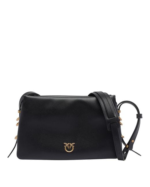 Pinko Black Mini One Two Three Crossbody Bag