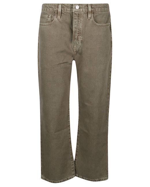 FRAME Le Jane Crop Jeans in Natural Lyst